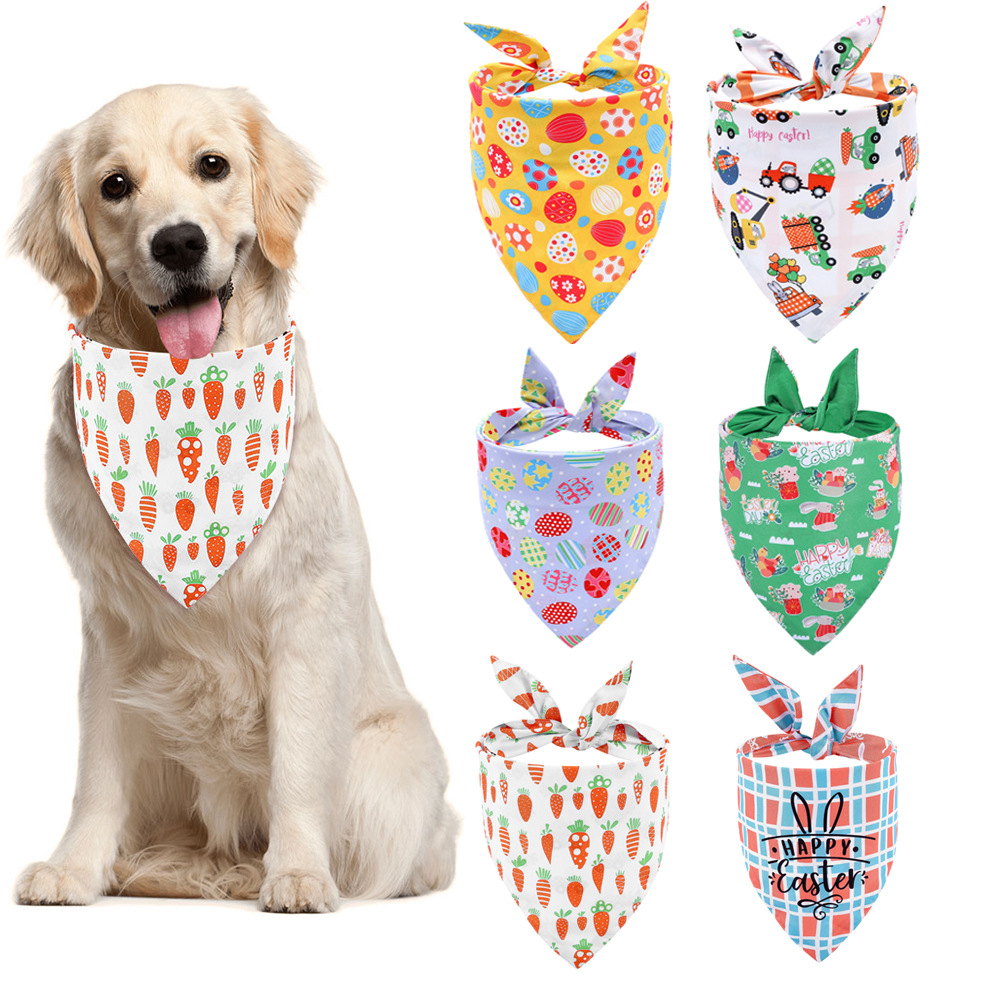Pet Supplies In Bulk - Dog Bandana Bulk Pet Triangle Scarf