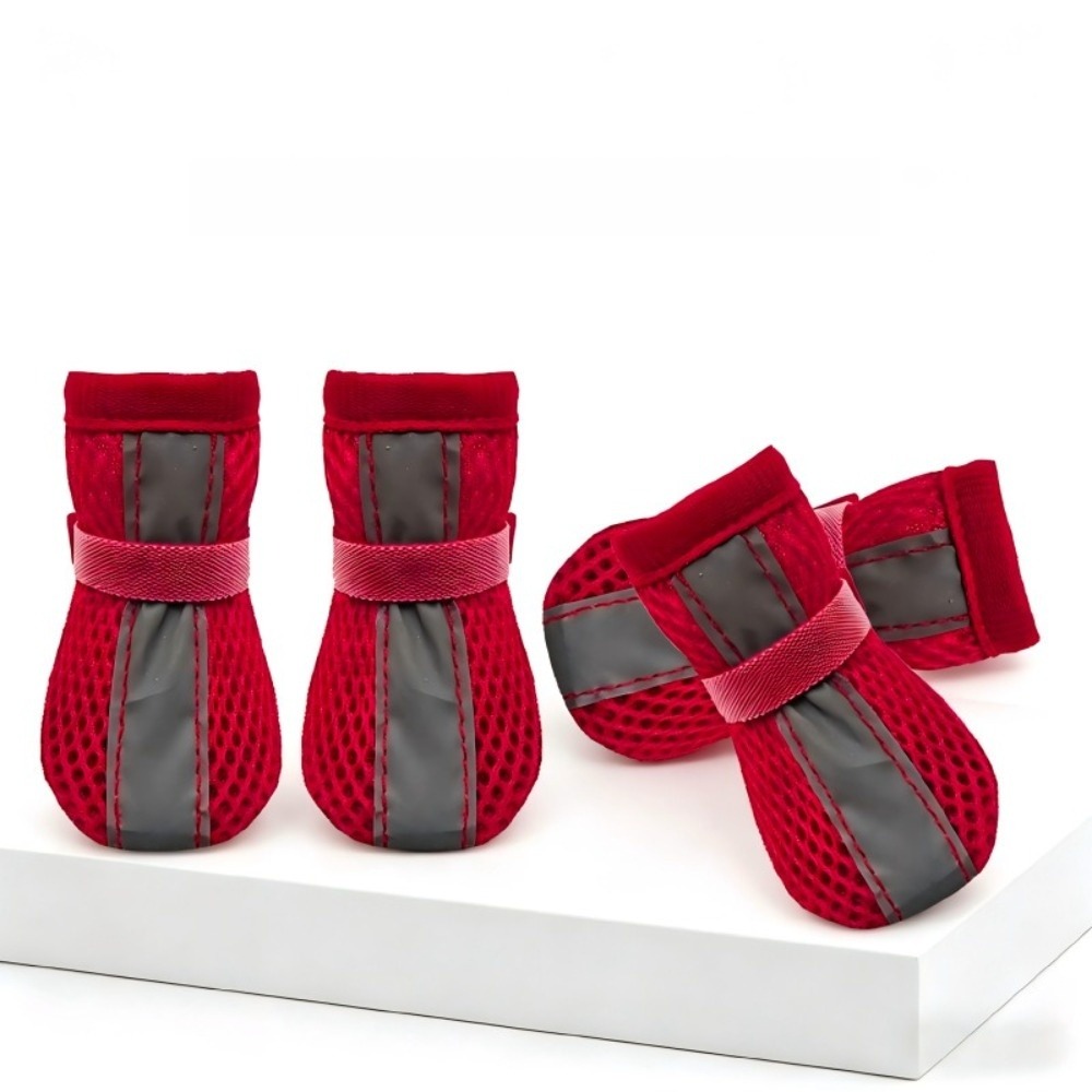 Dog Booties Paw Protector - 4PCS/SET Durable Non-Slip Dog Shoes Mesh