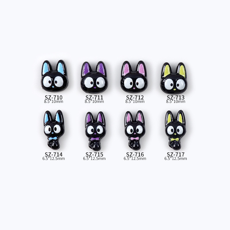 Pet Supplies In Bulk - 10pcs Halloween Cartoon Cute Pet Resin
