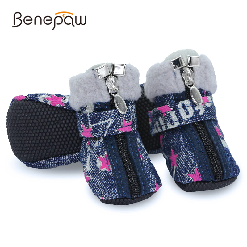Dog Booties Paw Protector - Benepaw Ấm Chó Giày Mùa Đông