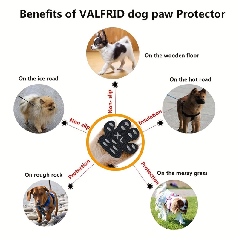 Dog Anti-Slip Pads Waterproof  - đánh giá và giá Dog Booties Paw Protector