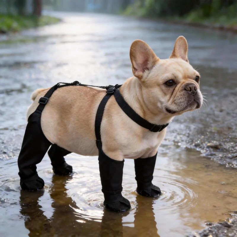 Waterproof Dog Boots Anti-Slip - đánh giá và giá Dog Booties Paw Protector
