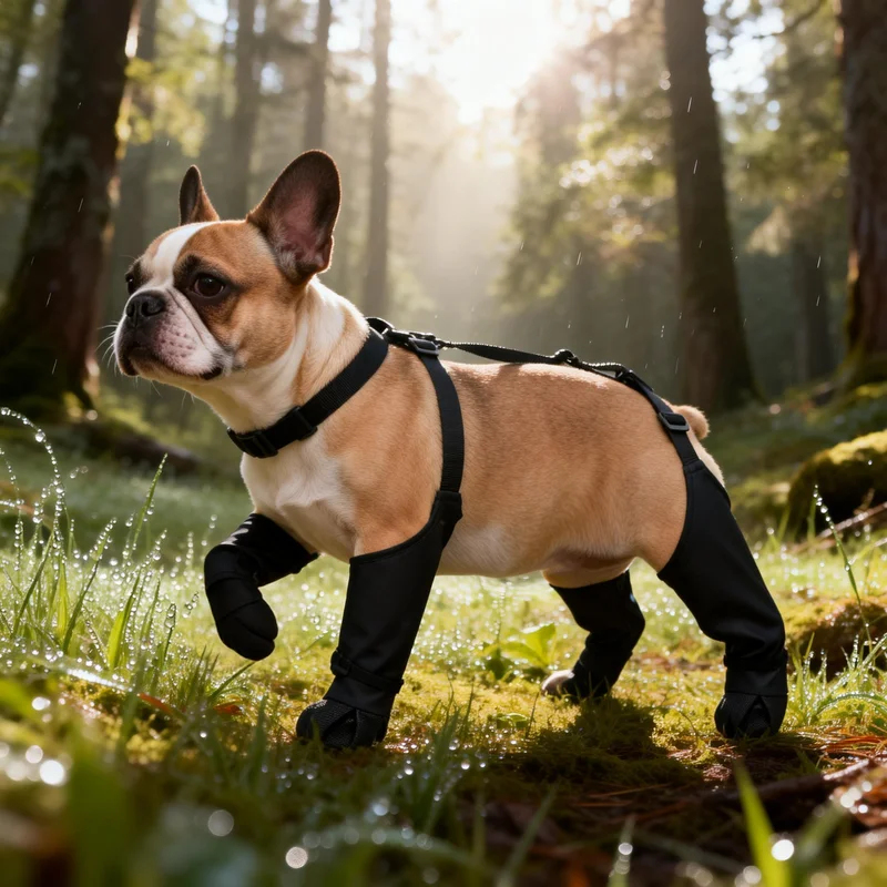 Waterproof Dog Boots Anti-Slip - đánh giá và giá Dog Booties Paw Protector