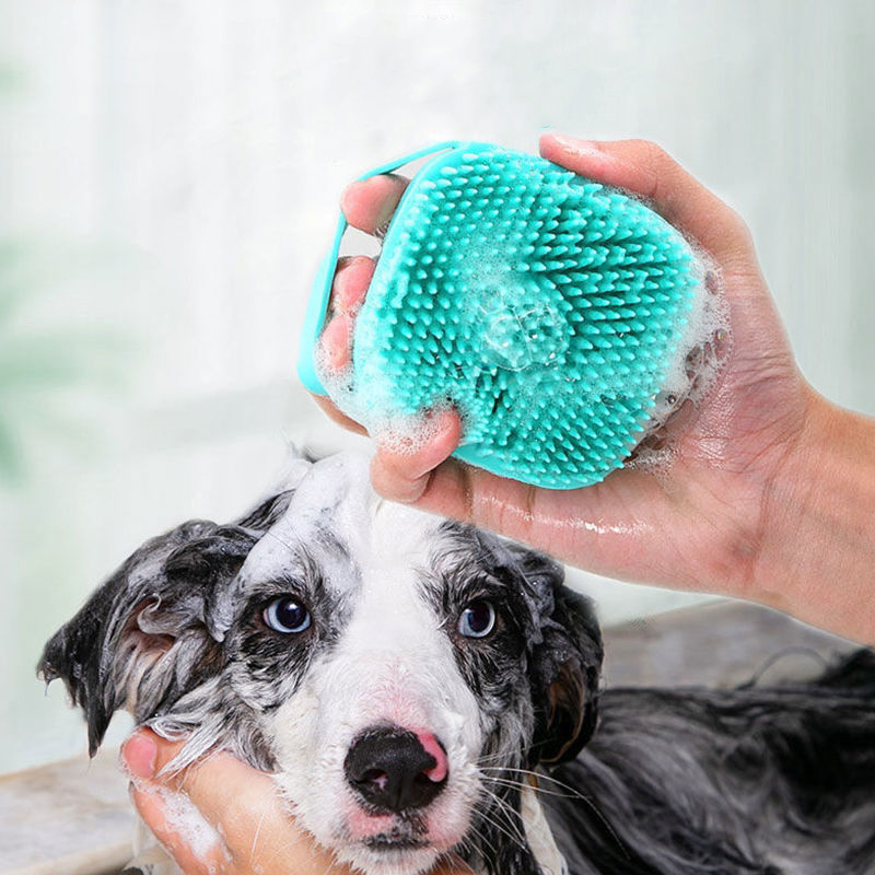 Soft Silicone Pet Bathing Brus - đánh giá và giá Pet Supplies Application
