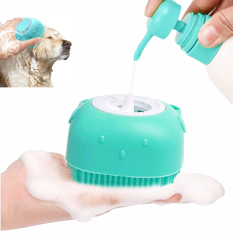 Soft Silicone Pet Bathing Brus - đánh giá và giá Pet Supplies Application
