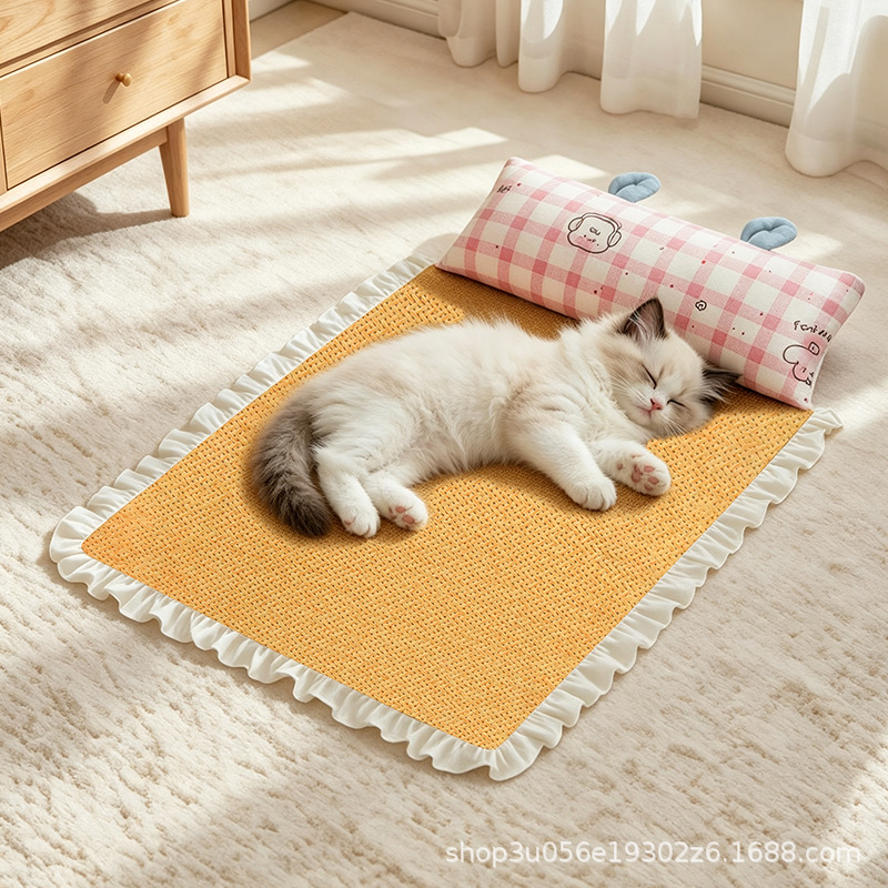 Cat bed summer cooling pad, su - đánh giá và giá Pet Supplies Application