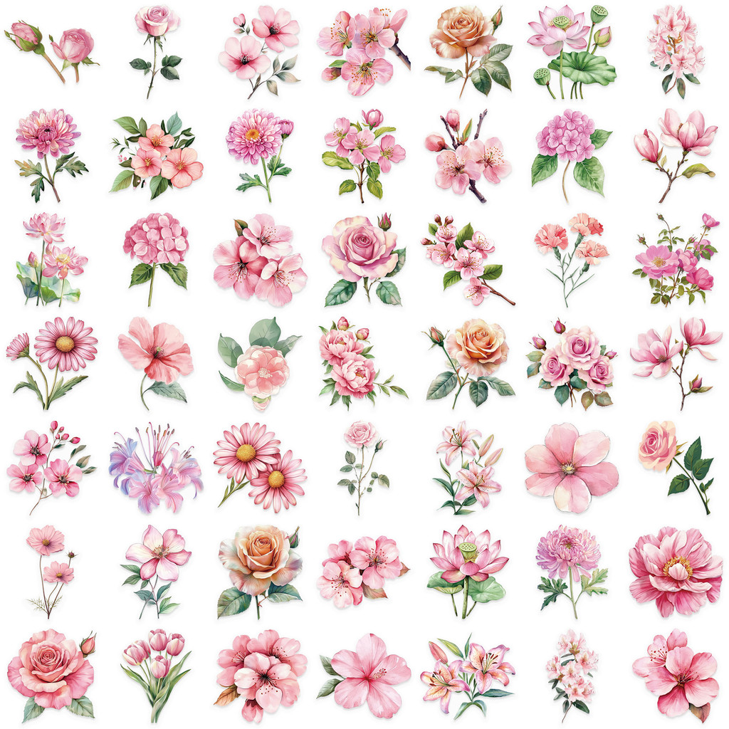 50PCS Transparent Cartoon Pink - đánh giá và giá Pet Supplies In Store