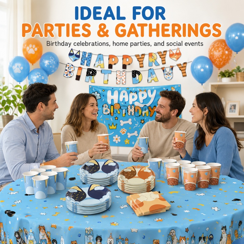 Blue Dog Party Supplies Bundle - đánh giá và giá Pet Supplies In Bulk