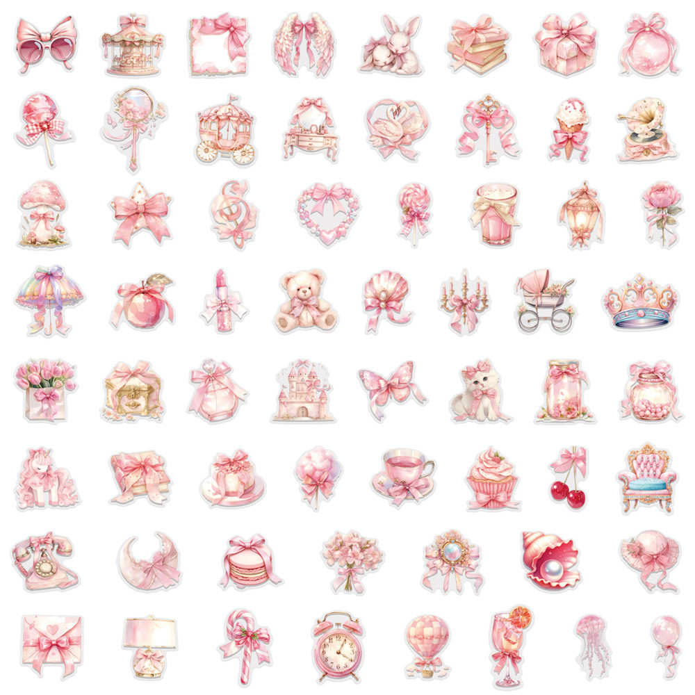 60 Pieces Pink Coquette Sticke - đánh giá và giá Pet Supplies In Store