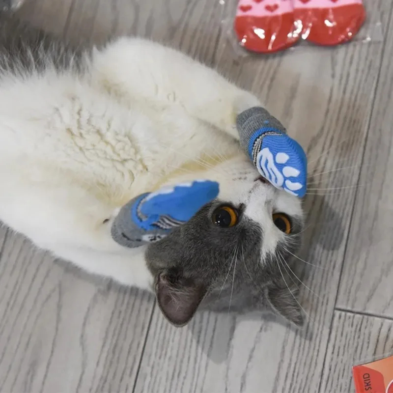 4Pcs Winter Pet Dog Socks Anti - đánh giá và giá Dog Booties Paw Protector