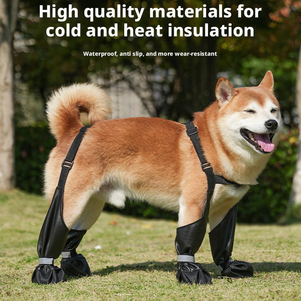 Dog Suspender Boots Waterproof - đánh giá và giá Dog Booties Paw Protector
