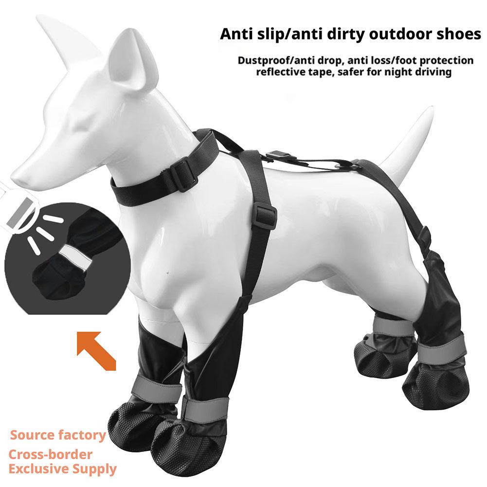 Dog Suspender Boots Waterproof - đánh giá và giá Dog Booties Paw Protector