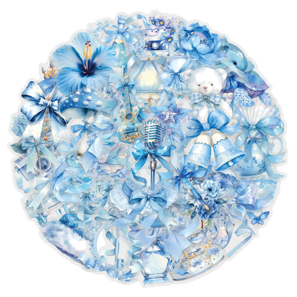 60Pcs Blue Coquette Sticker Pa - đánh giá và giá Pet Supplies In Store