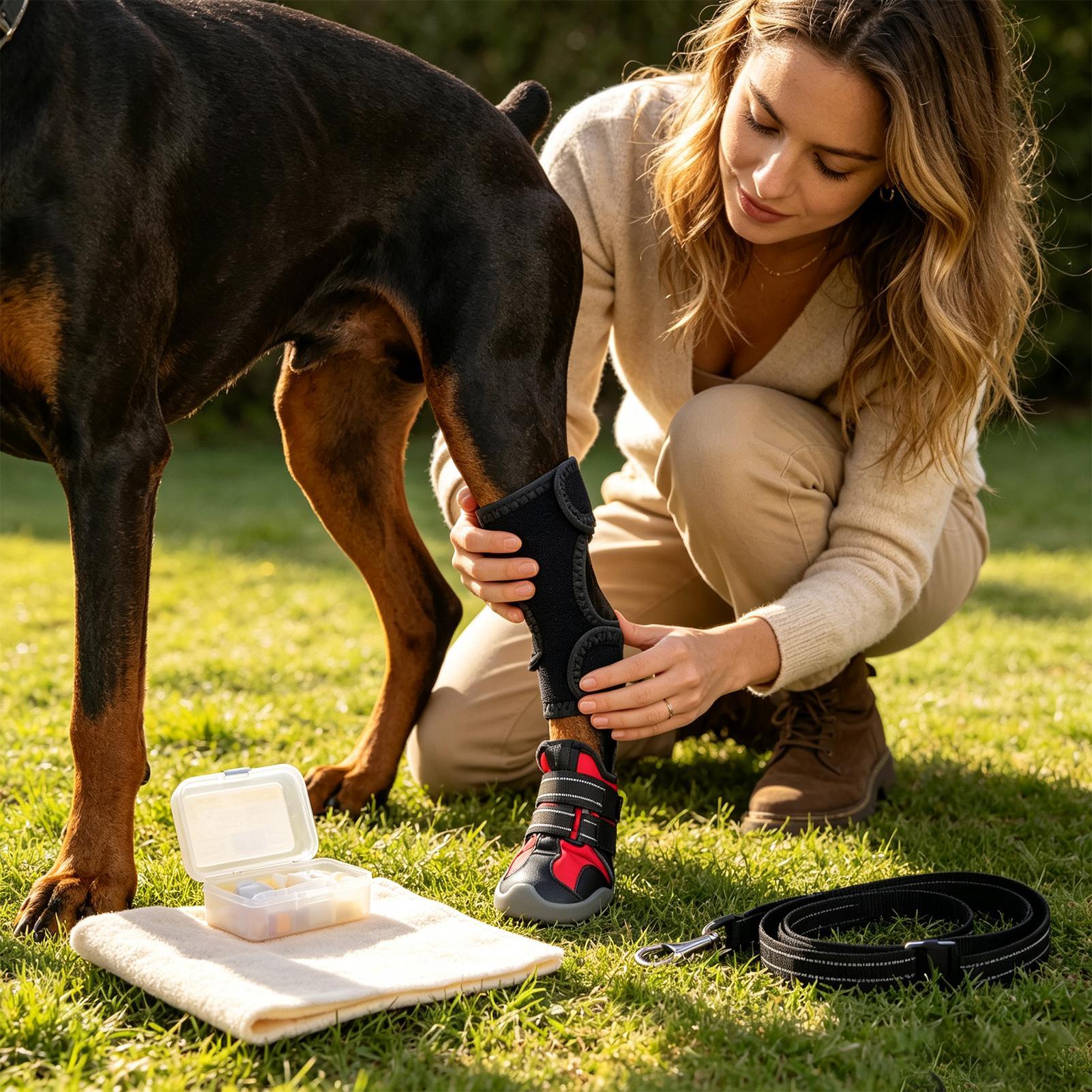 Dog Booties Pet Waterproof Bre - đánh giá và giá Dog Booties Paw Protector
