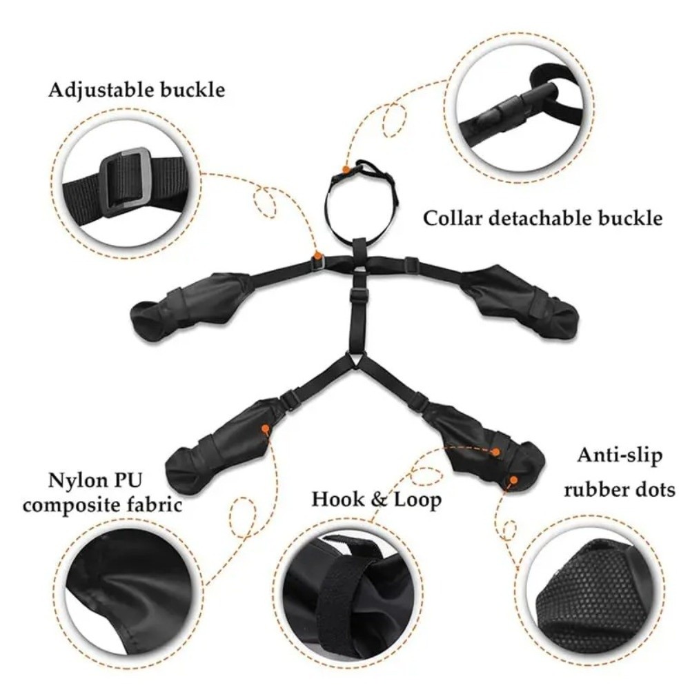 Anti-fall Waterproof Dog Shoes - đánh giá và giá Dog Booties Paw Protector
