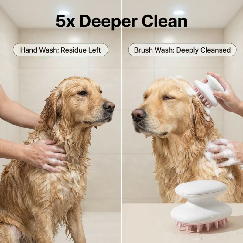 Pet Cleaning Massage Brush Dog - đánh giá và giá Pet Supplies In Store