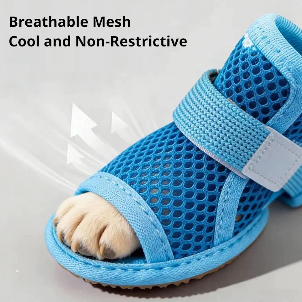 Summer Breathable Dog Shoes Me - đánh giá và giá Dog Booties Paw Protector
