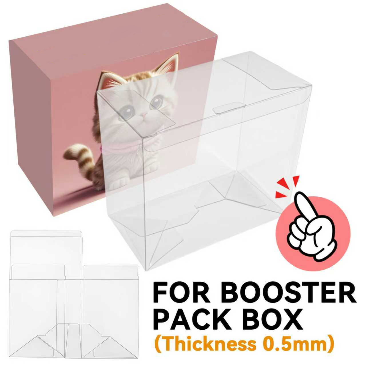 5/10pcs Clear PET Booster Box  - đánh giá và giá Pet Supplies Stores