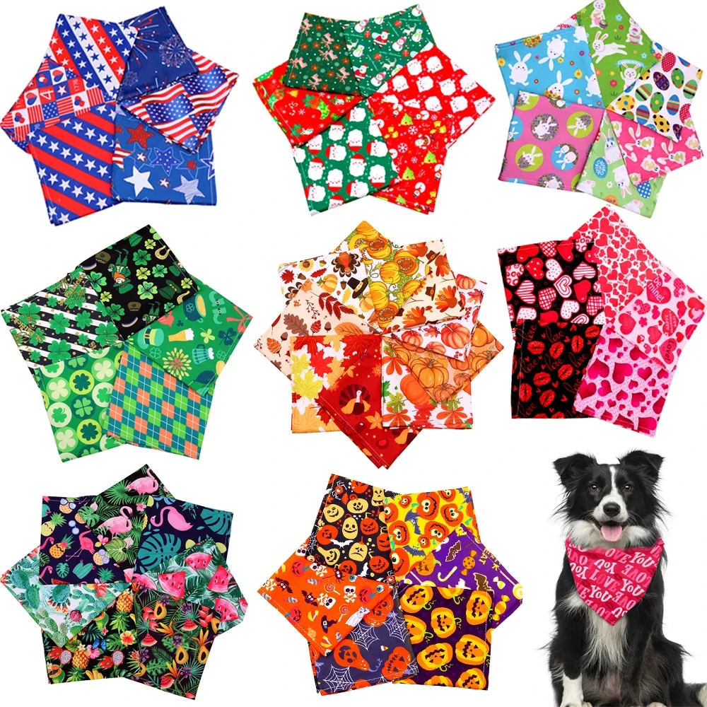 Bộ 60 Chó Chủ Đề Bandanas Sỉ S - đánh giá và giá Pet Supplies In Bulk